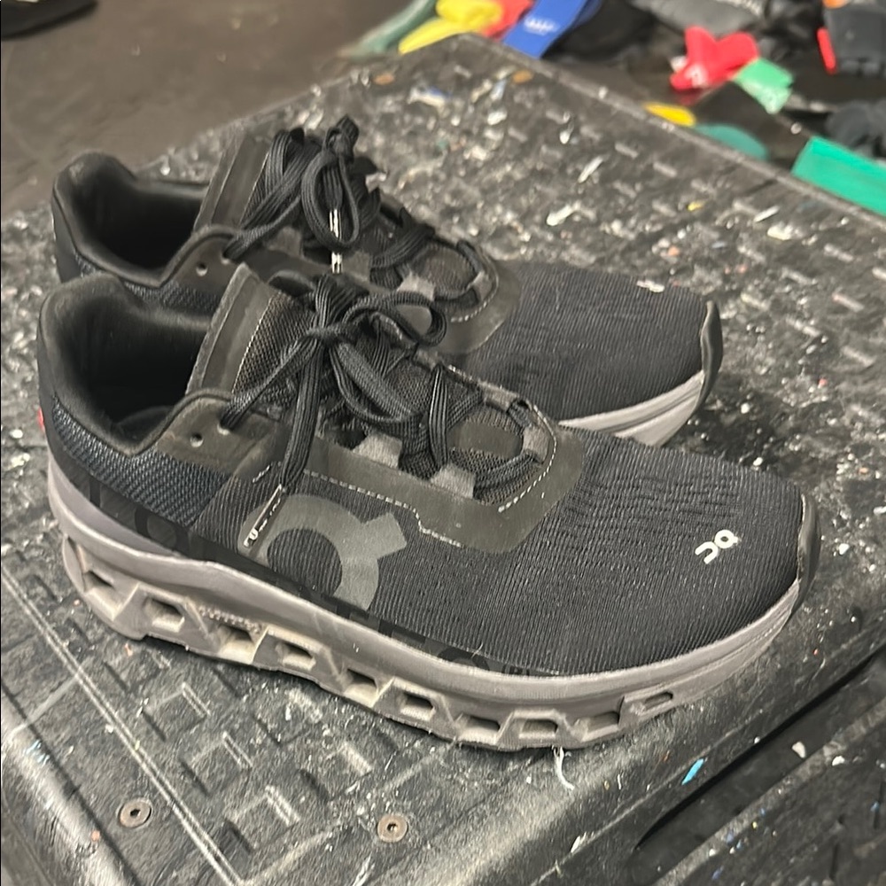 COPY - On Running Black and Gray Athletic Shoes with Cushioned Sole
